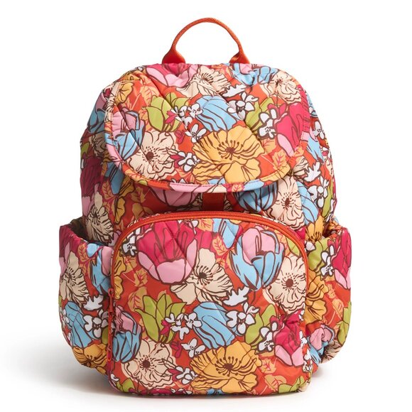 Vera Bradley Midday Garden Ultralight Essential Rucksack Backpack/NWT - Picture 1 of 8